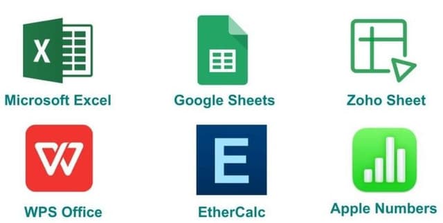 স্প্রেডশিট কী? কয়েকটি স্প্রেডশিড সফটওয়্যারের নাম লেখ।